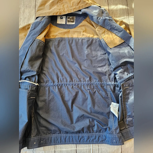 Analog Venturi Jacket Men's Size Medium Ink / Dark Khaki Hooded Full Zip AG - Picture 10 of 12